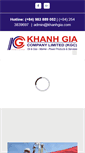 Mobile Screenshot of khanhgia.com