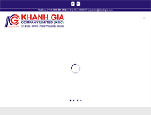 Tablet Screenshot of khanhgia.com